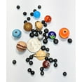 thumbnail image 4 of Solar System Space Universe Planets Glass Beads For Jewelry Making, DIY Bracelet Supplies, Gift For Beader, 40 pcs, 4 of 8