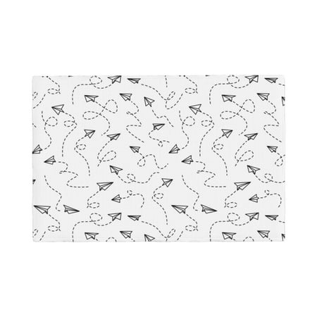 

Placemats Set of 6 Airplane Place mats for Dining Table Indoor/Outdoor Cute Heat Resistant Washable Table Mats(18 x 12 )