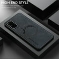 thumbnail image 3 of for Samsung Galaxy S20 Plus PU Leather Case, Vintage Compatible with MagSafe and Wireless Charging Slim Fit-Drop Scratch Resistant Support Magnetic Car Mount Case Cover for Galaxy S20 Plus, Black, 3 of 9