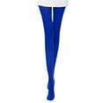 thumbnail image 4 of Women's Velvet Footed Pantyhose Tights, Adult Opaque Control Top Leggings, Comfortable Stretch Design for Everyday Wear, Black, One Size, 4 of 7