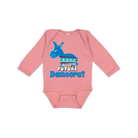 

Inktastic Future Democrat Gift Baby Boy or Baby Girl Long Sleeve Bodysuit