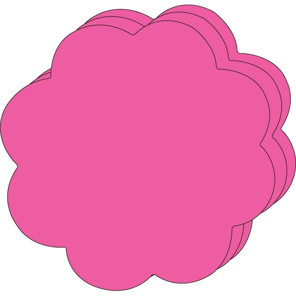SHAPES ETC. Flower Single Color Super Cut-Outs- 8” x 10”