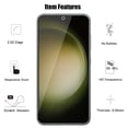 thumbnail image 5 of UZWZW (4+2) for Samsung Galaxy S23 Plus 5G (4 Pack) Tempered Glass HD Clear Screen Protector with (2 Pack) Camera Lens Protector, 5 of 7