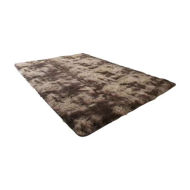 Xihbxyly Alfombra de Lana y Seda con Degradado Teñido Anudado, Textura de Terciopelo Supersuave, Diseño Antideslizante, Elegante Decoración para Sala de Estar, Alfombra para Dormitorio, Versátil para