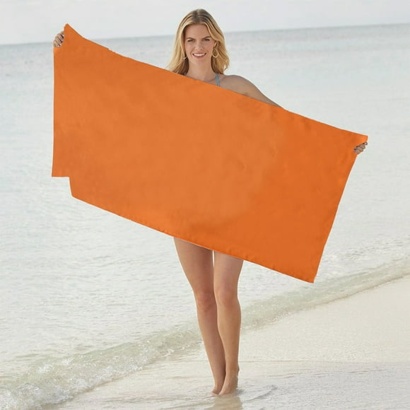 Roiihwy Beach Towel, Oversized and Durable Dool Towels with Strong Water Absorption and Portable Quick Dry Towel for Swimming Pools, Beach Essentials (31.5 * 51.7 inches)
