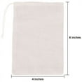 thumbnail image 5 of 600 Pack Cotton Muslin Bags Sachet Bag Multipurpose Drawstring Bags (4 x 6 Inches), 5 of 5