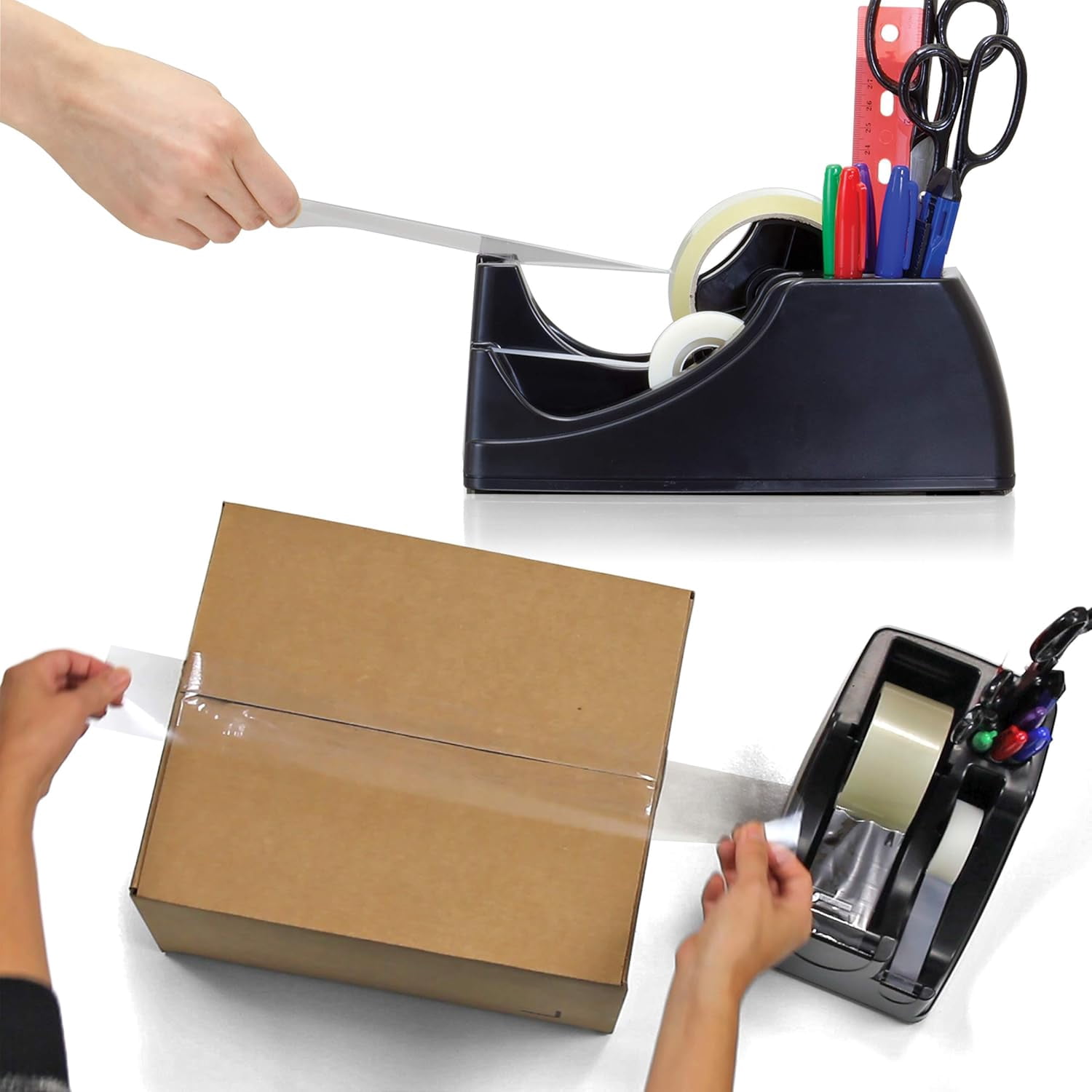 OIC96690 - OIC Heavy-duty 2-in-1 Tape Dispenser