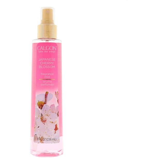 Calgon Fragrance Body Mist, Japanese Cherry Blossom 8 oz (Pack of 3