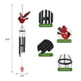 thumbnail image 6 of Mainstays Metal Cardinal Outdoor Wind Chime, Weather-Resistant, 6 of 9