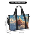 thumbnail image 2 of Travel Duffle Bag Cloud Sleeping Cat Travel Tote Bags Carry on Luggage Waterproof Weekender Bags with Top Handle Adjustable Shoulde Strap for Travel Gym, 2 of 5
