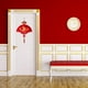 thumbnail image 2 of Xihbxyly Abanico de Papel Vietnamita para Año Nuevo, Adorno de Borla con La Bendición de 2024, Tela Flocada Roja, Elegante Diseño de Texto Dorado, Decoración para El Hogar con Motivo Del Año Nuevo Lu, 2 of 4