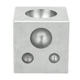 thumbnail image 3 of Doming Block, Jewelry Processing Dapping Block Professional Wear Resistant  For Jeweler For Home For Metal Making For Jewelry Store 25 X 25mm / 1 X 1in,50 X 50mm / 2 X 2in,60 X, 3 of 8