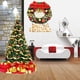thumbnail image 5 of Decoración navideña artificial con luces y adornos, perfecta para cajas de regalo y puertas. Corona festiva para puerta de 35 cm., 5 of 7