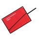 thumbnail image 5 of Bolsa para llaves, tela Oxford, bolsa de herramientas enrollable roja duradera, organizador, bolsa de almacenamiento de herramientas en rollo portátil 14 bolsillos, 5 of 9