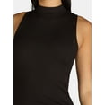 thumbnail image 5 of No Boundaries Sleeveless Mock Neck Top, Women’s, 5 of 5
