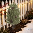 thumbnail image 5 of Artificial Christmas Pine Tree Stake with Realistic Cedar Branches and Pine Cones for Outdoor Yard, Porch, Pathways, and Garden Holiday Decoration, 5 of 5