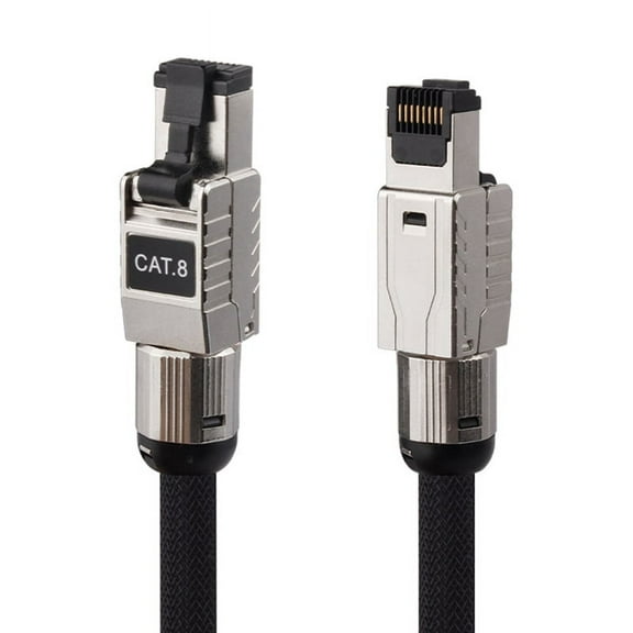 10G Cat8 Ethernet Cable 20000Kpbs High Speed SSTP UTP Ethernet Network Cable for Tv Laptops Router RJ45 Cable 2M Long