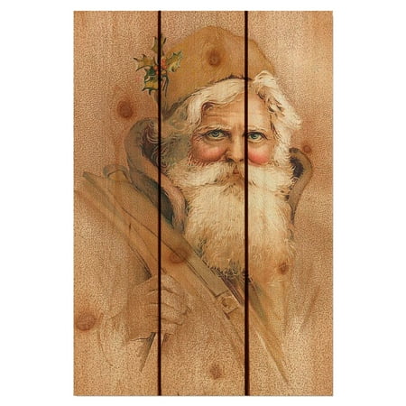 Father Christmas Wall - Gizaun Art Father Christmas Indoor / Outdoor Wall Art
