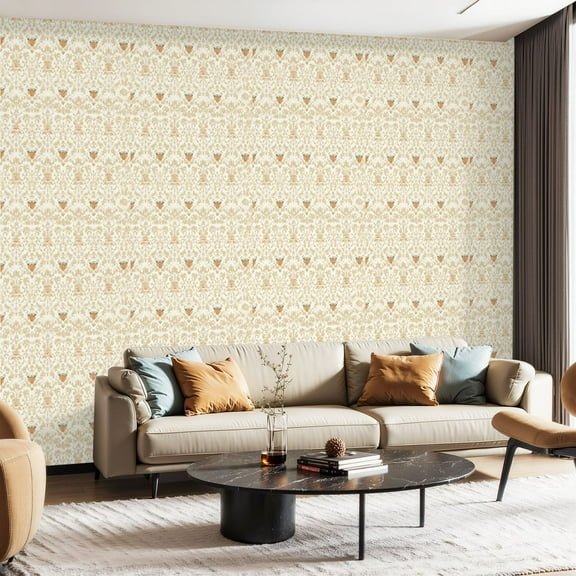 Peel and Stick Wallpaper Contact Paper floral ornament Self Adhesive and Removable 24in x 118in