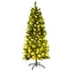 thumbnail image 1 of Árbol de Navidad artificial preiluminado Costway 150 cm PVC abeto 150 luces LED Verde, 1 of 5
