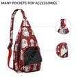 thumbnail image 2 of Waterproof Hiking Backpack Sling Bag for Women – Lightweight Crossbody Bag with Adjustable Strap, Multipurpose Chest Bag with Cute Paw Print for Travel & Outdoor Adventures – Dog Lover Gift, 2 of 4