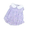 thumbnail image 2 of Cheers.US Pet Clothes Sleeveless Fade-resistant Cotton Flower Printed Wrinkle Hem Dress,Flower Printed, Decorative, Breathable Suitable for Daily, Summer, Pet arty, 2 of 10