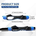 thumbnail image 3 of Golf Grip Trainer, Golf Training Aid, Golf Grip Kit Club Grips, Grip Trainer Golf Club to Help Train Correct Hand Position Gray, 3 of 6