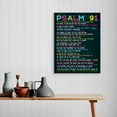 thumbnail image 4 of Bible Verses Wall Art for Kids,Psalms 91 Scripture Canvas Wall Art,Christian Religious Wall Art Gifts for Kids,Ready to Hang For Kids Nursery/Classroom/Bedroom Wall Decor 12" x 15", 4 of 6