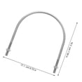 thumbnail image 2 of TEHAUX U Bolt Fastener Stainless Steel Fixing For Rectangular Wood and Metal Objects 1Pcs, 2 of 7