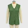 thumbnail image 7 of Posijego Sweater Vest for Women Sleeveless Summer V Neck Button down Shirts Crochet Knit Tank Tops, 7 of 7