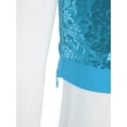 thumbnail image 4 of Linjinx Girls 2 Piece Hip Hop Dance Clothing Set Trendy Crop Top Cargo Pants Workout Outfit Light Blue 16, 4 of 7