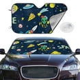 thumbnail image 2 of Fotbe Funny Spaceships Car Windshield Sunshade | Sun Visor Protector Front Window Shade, Keeps Out UV Rays, Keeps Your Vehicle Cool-Medium, 2 of 7