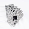 thumbnail image 4 of Shisuyan Playing Card Shape Brooch With Rhinestone Decor Unisex Breast Pin Lapel Pin Clothing Accessory, 4 of 8