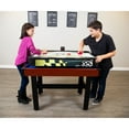 thumbnail image 3 of Hathaway Le Mans Tabletop Air Hockey Table, 42-in, Black/Yellow, 3 of 14