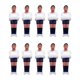 thumbnail image 1 of 10 piezas Foosball Men Reemplazo de jugadores de fútbol Partes de fútbol de fútbol liviano Men de fútbol para sala de juegos de cumpleaños Adultos Azul oscuro, 1 of 8
