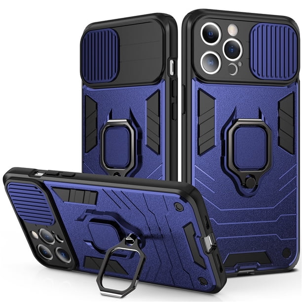 Funda de teléfono armadura de protección de cámara para iPhone 13 14 Pro Max 12 11 XR XS Max 7 8 Plus 13 funda trasera a prueba de golpes Tan Jianjun unisex