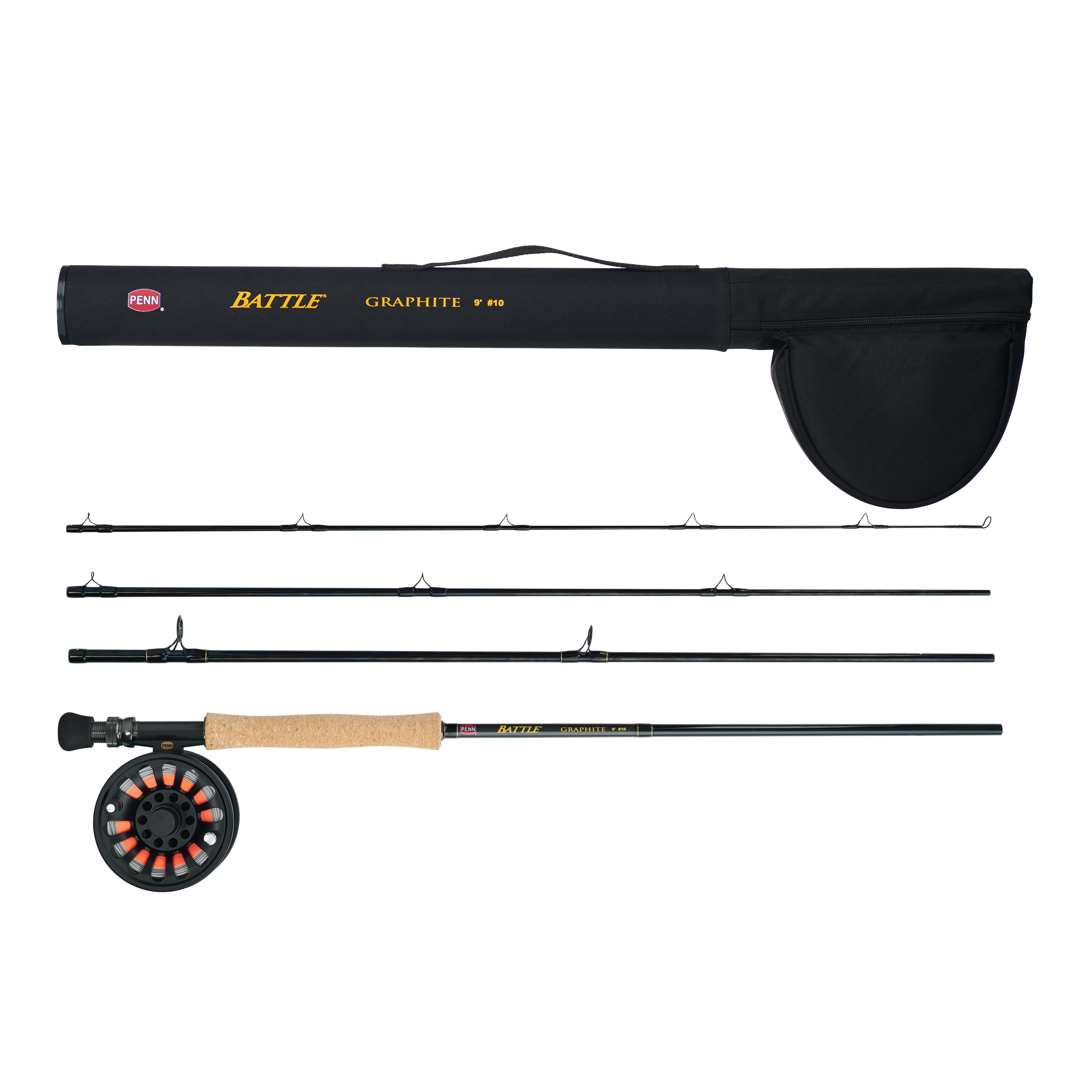 PENN 9' Battle Fly Combo, Reel Size 8