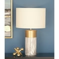 thumbnail image 4 of Urban Designs White and Gold Column 24-Inch Ceramic Table Lamp, 4 of 4
