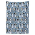thumbnail image 3 of Ambesonne Hipster Tablecloth Rectangular Table Cover, Tribal Llama, 52"x70", Multicolor, 3 of 4