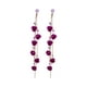 thumbnail image 2 of Pendientes elegantes con diamantes de imitación brillantes para mujer, pendientes largos con borlas y flores rosas, joyería para fiestas Wmkox8yi  sjalhkljlk140, 2 of 2