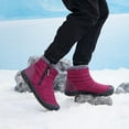 thumbnail image 5 of Winter Snow Ankle Boots Fur Lining Waterproof Outdoor Slip On Booties Sneakers for Women and Men, 5 of 7