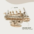 thumbnail image 6 of Hands Craft 3D Modern Wooden Puzzle: Cruise Ship, 6 of 7