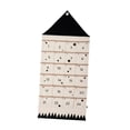 thumbnail image 2 of Calendario de Adviento con 24 bolsillos, bolsa de almacenamiento para colgar en la pared, decoración navideña multiusos de 24 días para dormitorio, 2 of 8