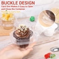 thumbnail image 5 of Caja para cupcakes Dockapa con tapa de cúpula alta transparente (100 unidades), 5 of 5