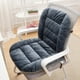 thumbnail image 1 of Cojín para silla de escritorio de 35 x 18, cojín de asiento suave con funda extraíble, cojín para silla de oficina con lazos, cojín de asiento de felpa con soporte para la espalda, cojín para mecedora, 1 of 7