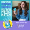 thumbnail image 2 of MySmile 10% Nano Hydroxyapatite Anti-Sensitivity Mouthwash, Travel Size Pockets Mouth Wash, Fluoride Free Alcohol-Free Remineralizers, Whitens Teeth, Enamel Strength Oral Rinse, Fresh Mint, 90 Packs, 2 of 9