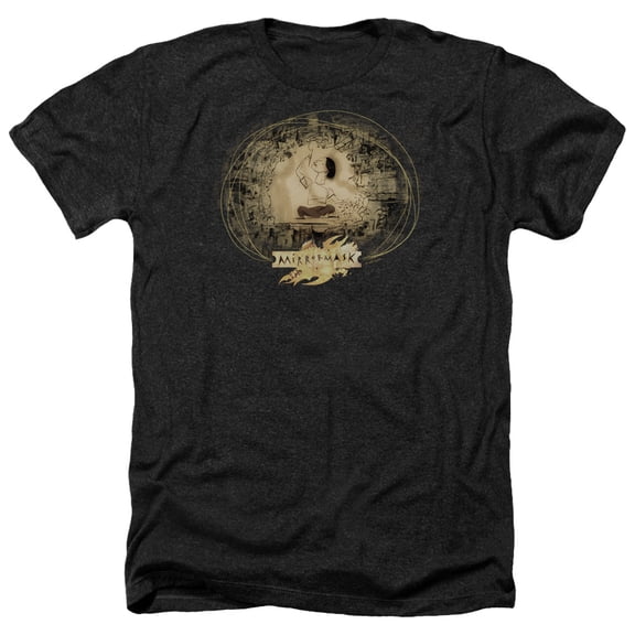 Mirrormask - Sketch - Heather Short Sleeve Shirt - Large