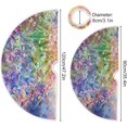 HighCool Watercolor Spring Christmas Tree Skirt, 48 Inches Large Tree