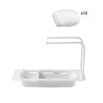 thumbnail image 1 of Dsscvnef Telescopic Storage Rack 2025 Upgraded Adjustable Telescopic Storage Rack Rack Kitchen and Bathroom Organizer Sponge Soap With Drying Rack Rolling Dish Drying Rack over the Adjustable, 1 of 3
