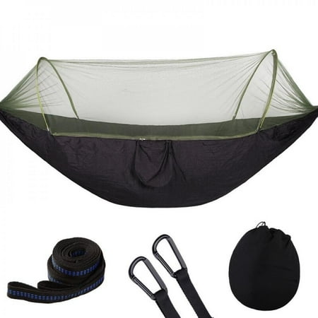 Feiona-Hammocks Portable Foldable Double Camping Hammock Mosquito Net Tree Hammocks Tent Tree Hammocks Tent Travel Hanging Bed